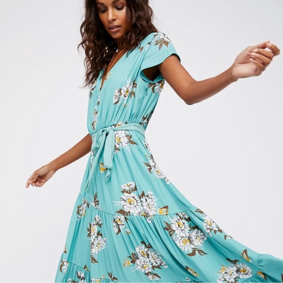 Free People Dresses & Skirts - Free People All I Got Floral Maxi Dress - Women’s Medium